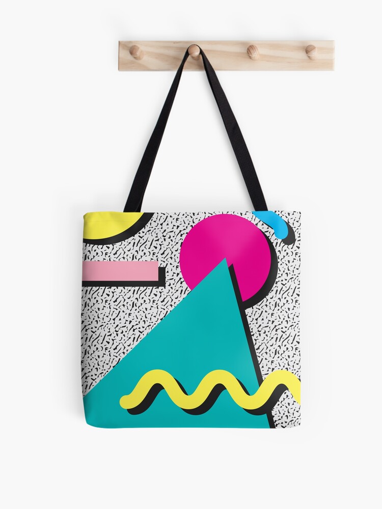 Thumbnail 1 of 2, Tote Bag, 1980s Abstract Pattern designed and sold by craftylemon.