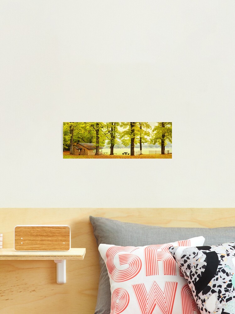 Thumbnail 2 of 3, Photographic Print, Bright Picnic Shelter, Victoria, Australia designed and sold by Chockstone.