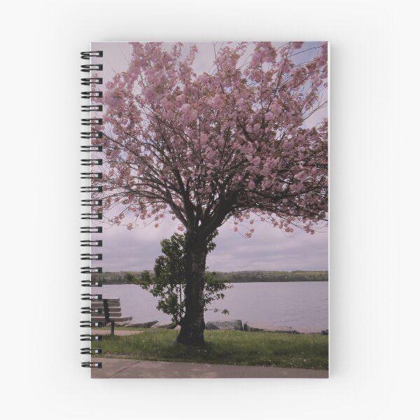 Item preview, PINK BLOSSOMS ALONG LAKE MICMAC designed and sold by Monica-Stroud.