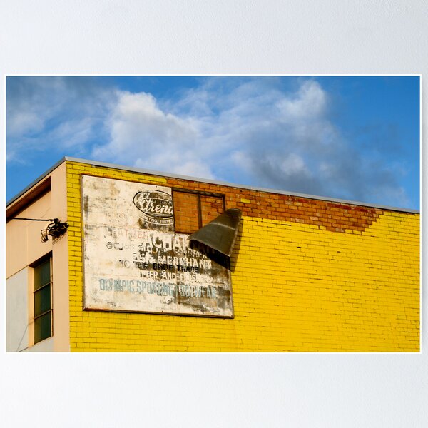 Item preview, Shady Billboard on Yellow Wall designed and sold by PhilMi.