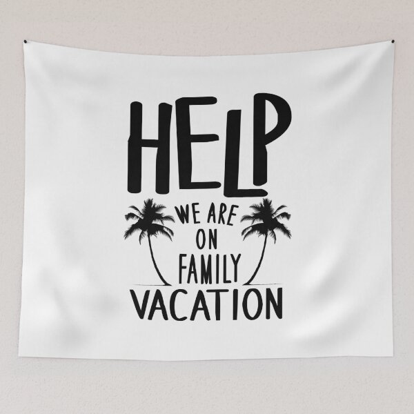 Item preview, Help We Are On Family Vacation graphic Funny Matching prints designed and sold by banwa.