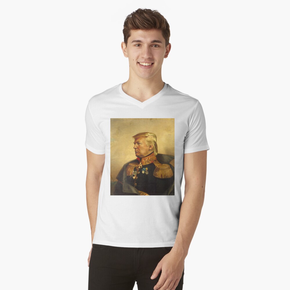 Item preview, V-Neck T-Shirt designed and sold by replaceface.