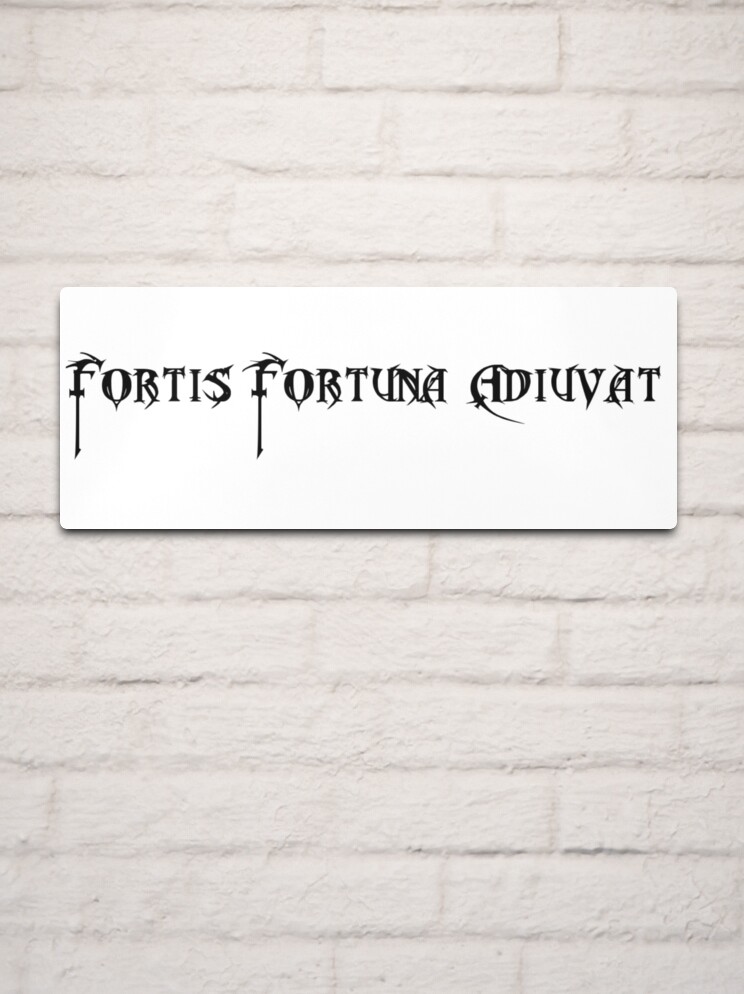 Fortis Fortuna Adiuvat | Metal Print