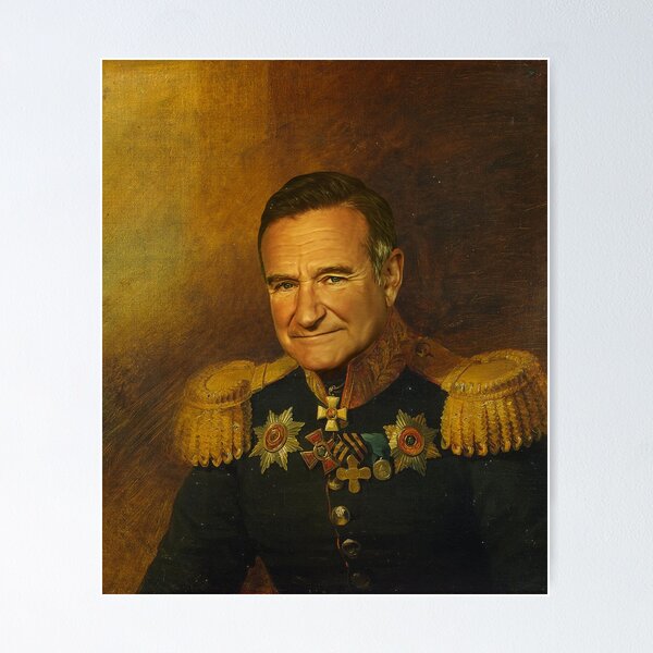 Artikel-Vorschau von Robin Williams - Ersatzgesicht, designt und verkauft von replaceface.