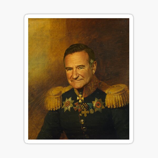 Robin Williams - replaceface Sticker