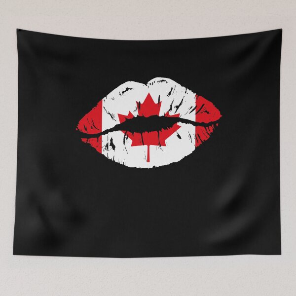 Item preview, Canadian Flag Sexy Lips - Travel Souvenir designed and sold by BlueRockDesigns.