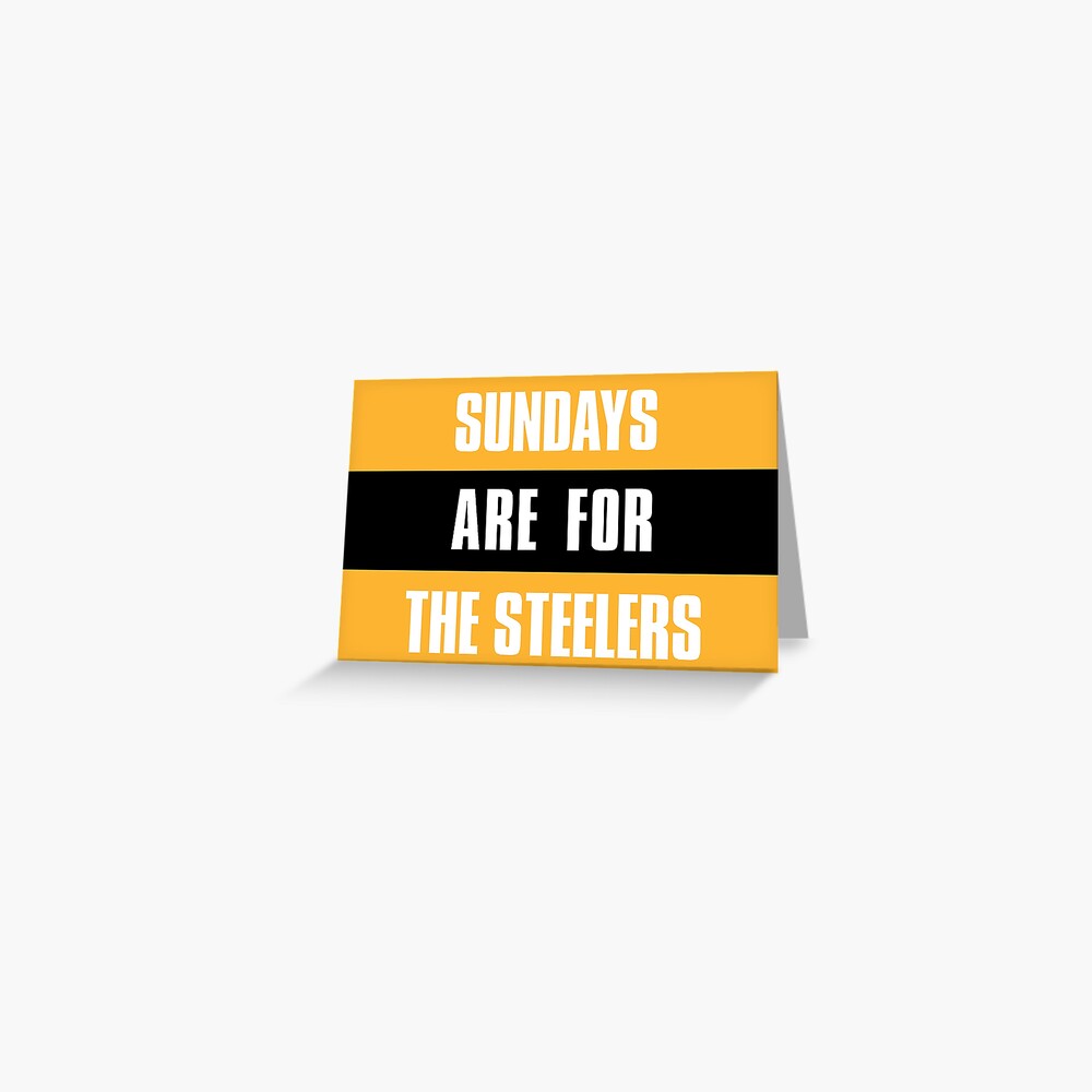 Sundays are for The Steelers, The Pittsburgh Steelers  Essential T-Shirt  for Sale by elhefe