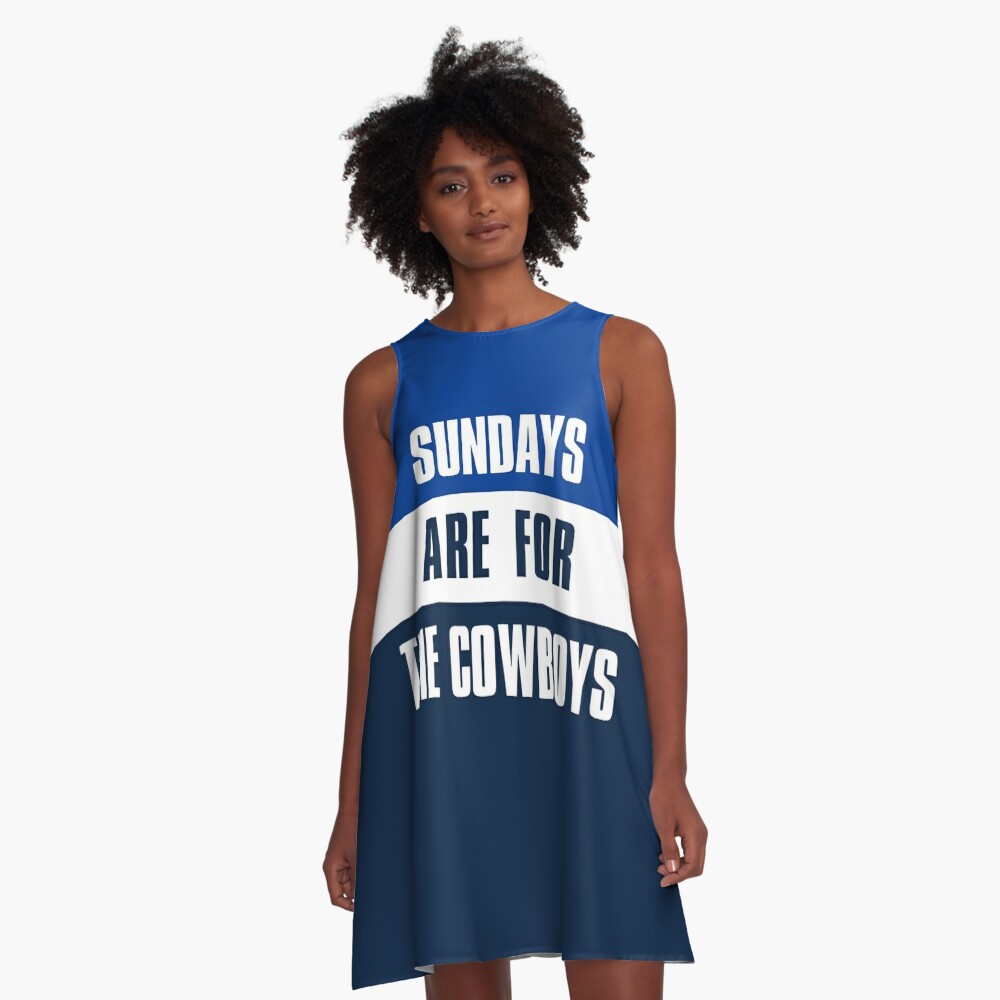 Sundays Are For The Cowboys , Dallas Football Sweet Elegant Dress