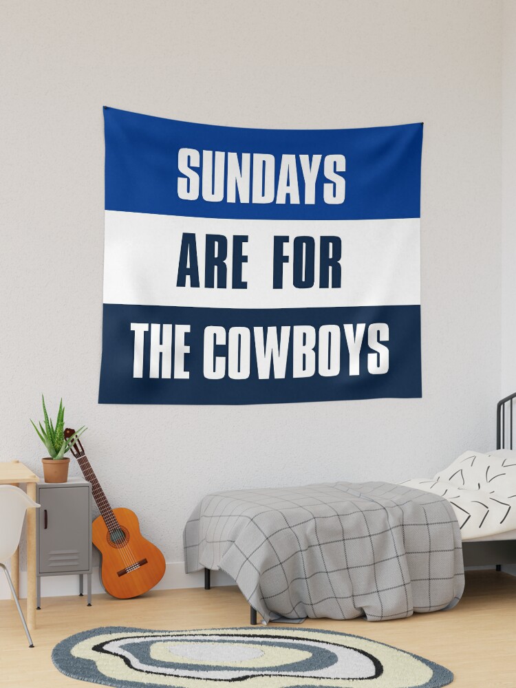 Sundays are for The Cowboys, Dallas Cowboys Throw Blanket for Sale by  elhefe