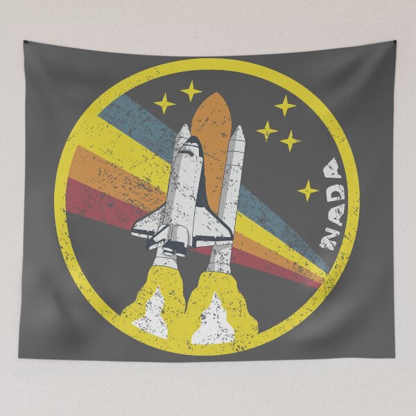 Item preview, NASA "NADA" Rocket Blast Off (t-shirt) designed and sold by countercolour.