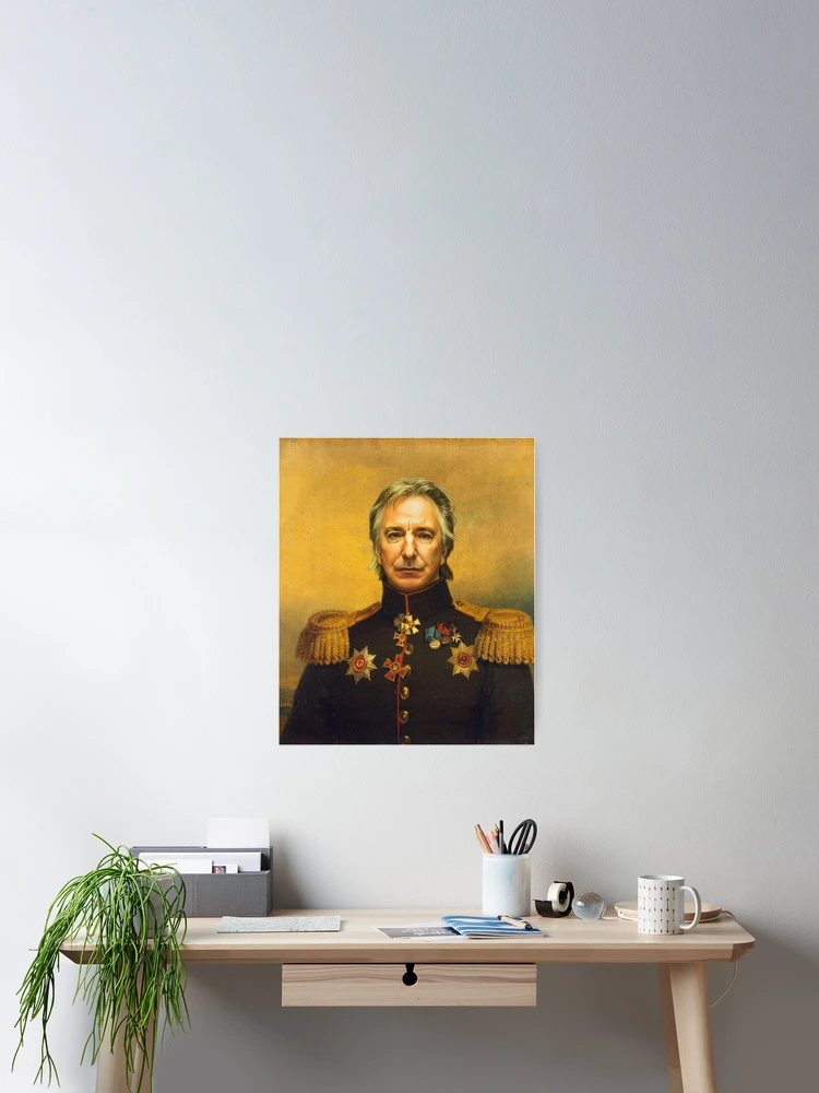 Thumbnail 2 of 3, Poster, Alan Rickman - replaceface designed and sold by replaceface.
