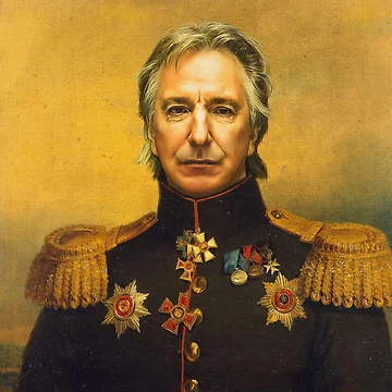 Artwork thumbnail, Alan Rickman - replaceface by replaceface