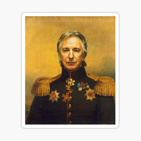 Alan Rickman - replaceface Sticker