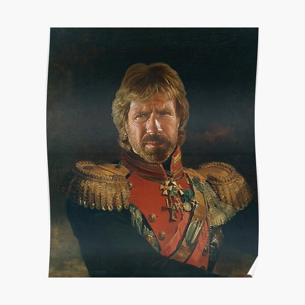 Chuck Norris - replaceface Poster