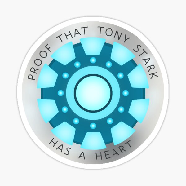 Tony Stark a un coeur Sticker