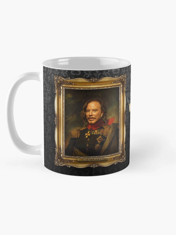 Thumbnail 5 of 6, Coffee Mug, Mickey Rourke - replaceface designed and sold by replaceface.