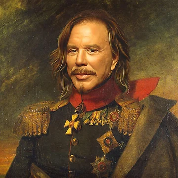 Artwork thumbnail, Mickey Rourke - replaceface by replaceface