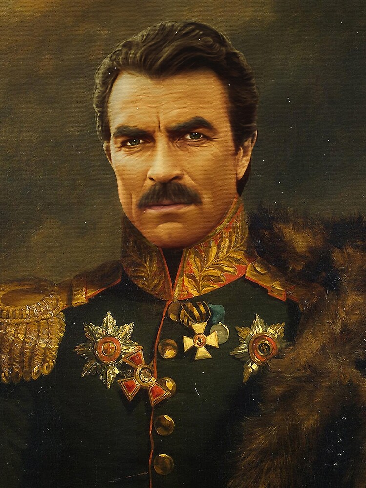 Thumbnail 3 of 3, Scarf, Tom Selleck - replaceface designed and sold by replaceface.