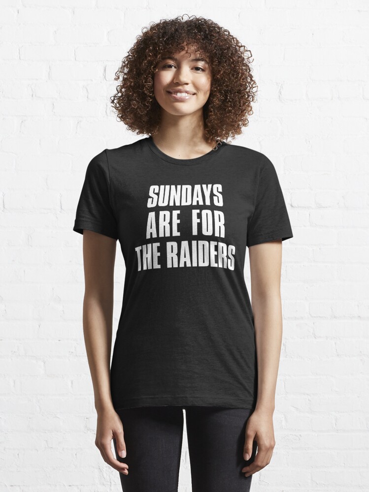 Oakland Raiders Sunday Funday Football T-Shirt - Raiders Shirts