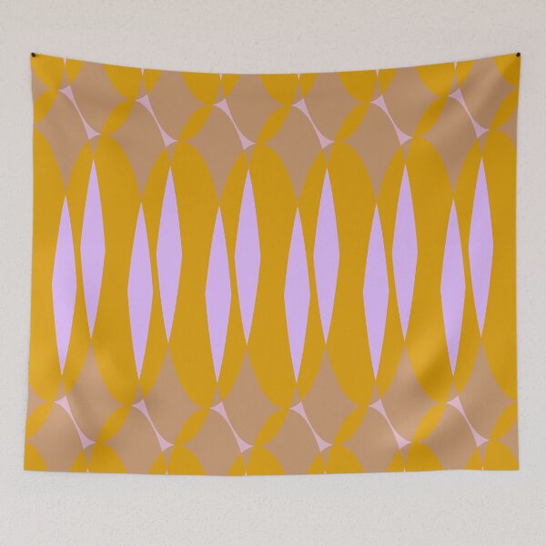 Item preview, Skinny Diamonds On Mustard Gold designed and sold by Ruth Palmer.