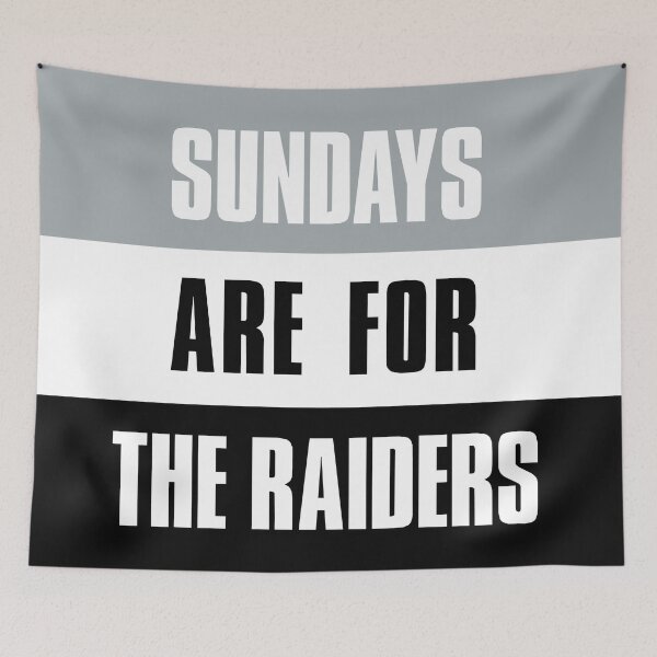 Item preview, Sundays are for The Raiders, Oakland Football Fans designed and sold by elhefe.