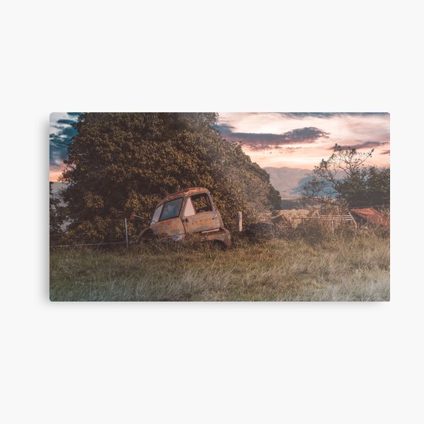 Old Farm Truck Metal Print