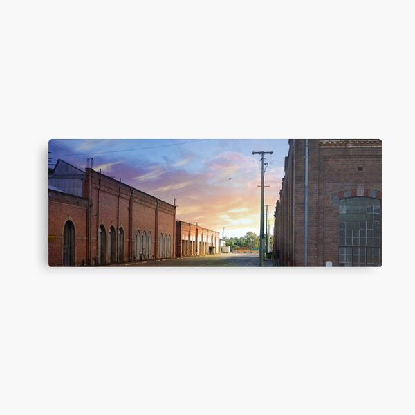 Old Rail Yard Metal Print