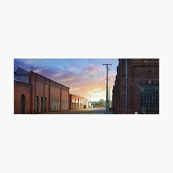 Old Rail Yard Photographic Print