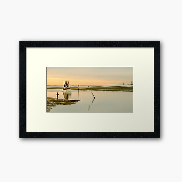 Trawler Returning Framed Art Print