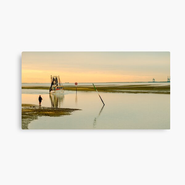 Trawler Returning Canvas Print