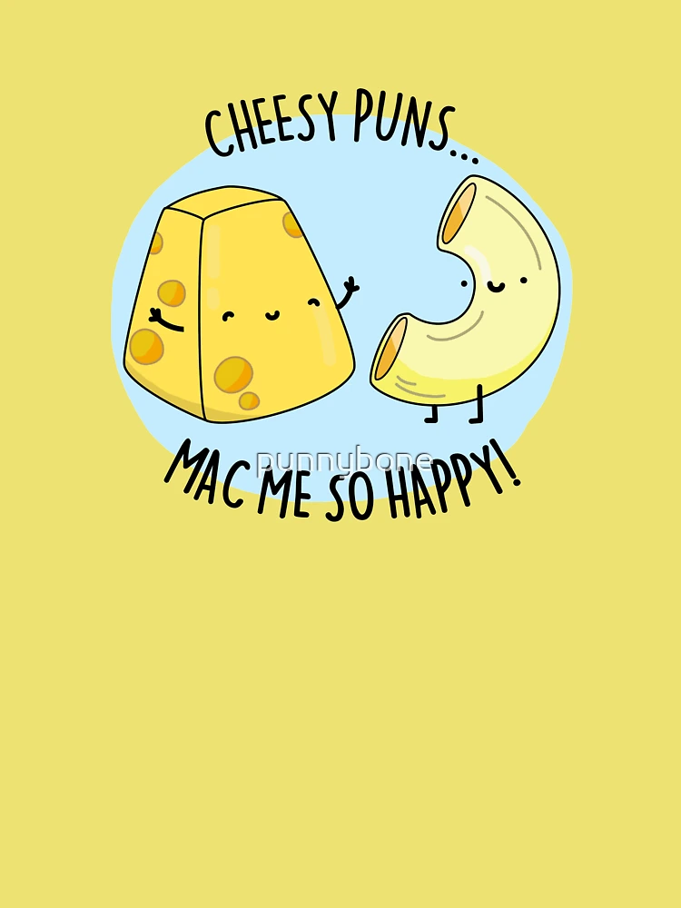 Mac N Cheese Makes Me Happy Cute Funny Macaroni Love T-Shirt