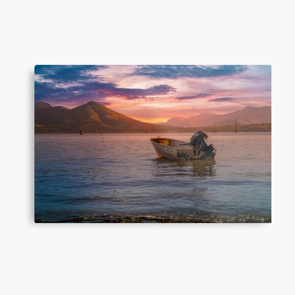 Another beautiful sunset at Lake Moogerah Metal Print