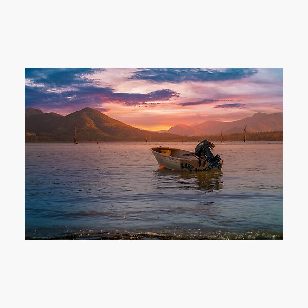 Another beautiful sunset at Lake Moogerah Photographic Print