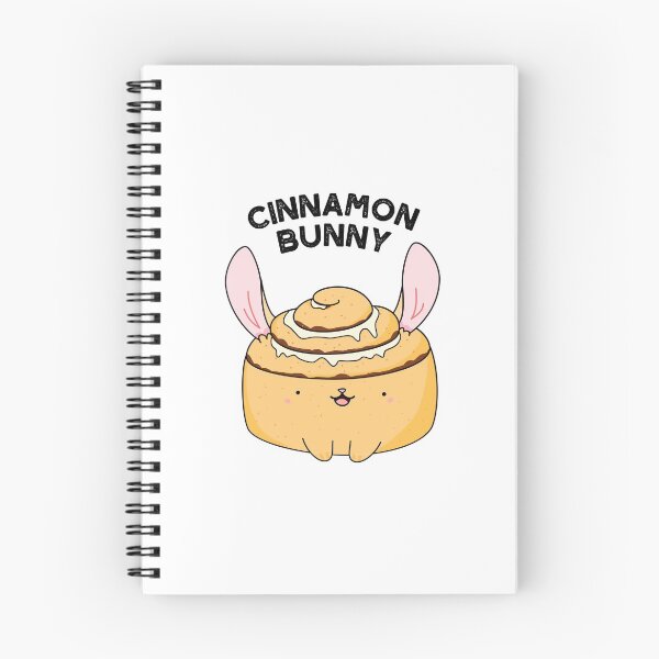 Item preview, Cinnamon Bunny Funny Cinnamon Bun Puns  designed and sold by punnybone.