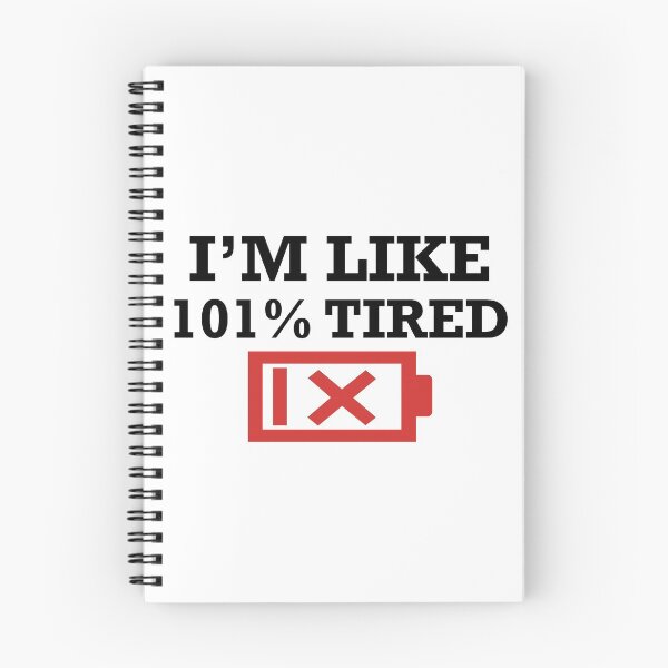 Item preview, I'm like 100% tired designed and sold by AnisosPteron.