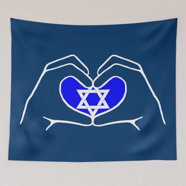 Item preview, Star of David Hands Heart designed and sold by greenshoot.