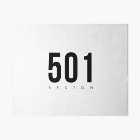 Conway Ar 501 Area Code Art Board Print By Cartocreative Redbubble