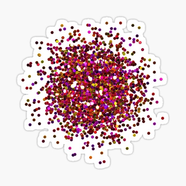 Glitter Burst Sticker
