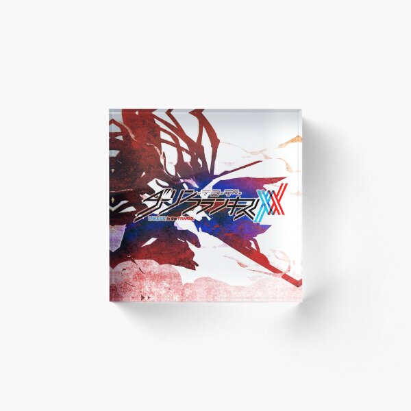 Darling in the Franxx (Zero Two's Strelizia) Logo Acrylic Block