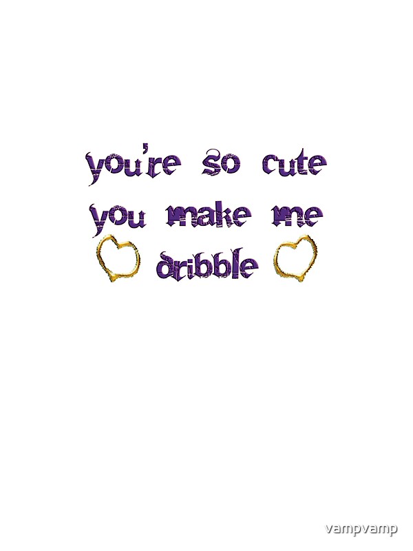 "you're so cute" Stickers by vampvamp | Redbubble