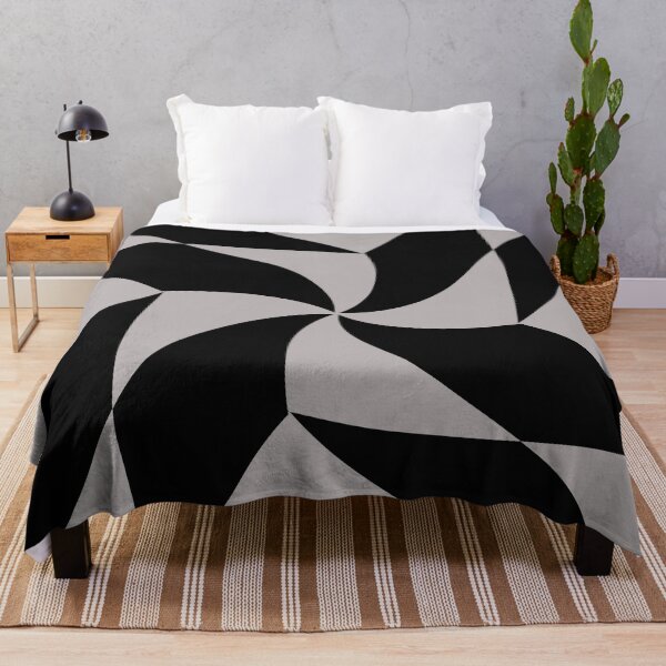 Item preview, Black And White Twisted Rectangles designed and sold by Ruth Palmer.