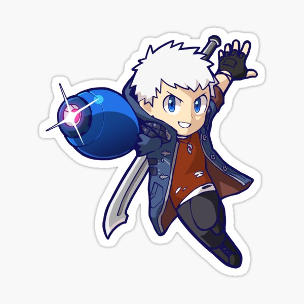Mega Buster Nero Sticker