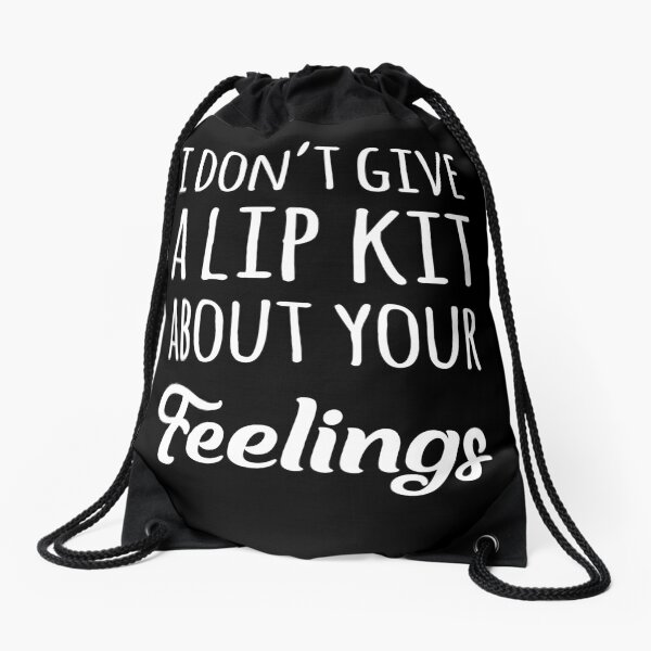 Vista previa del artículo con la obra «I don't give a lip kit about your feelings», diseñado y vendido por Mad Over Store.