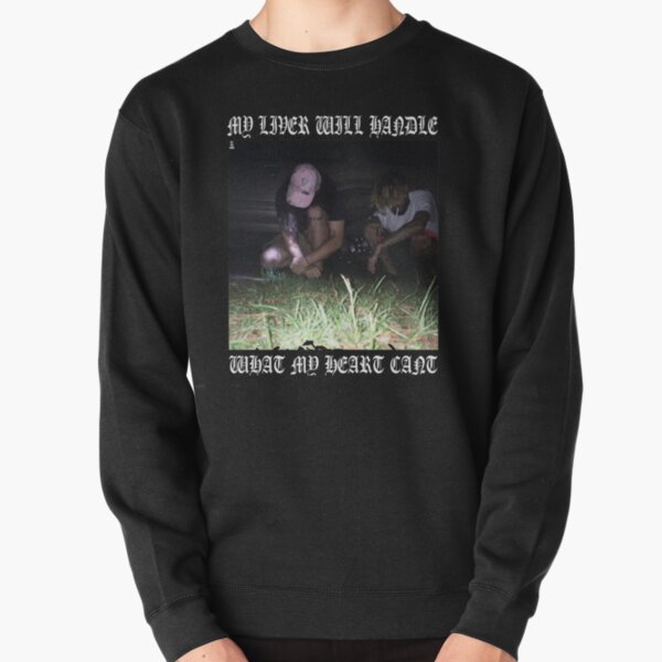 $uicideboy$ MY LIVER WILL HANDLE WHAT MY HEART CANT (white) Pullover Sweatshirt