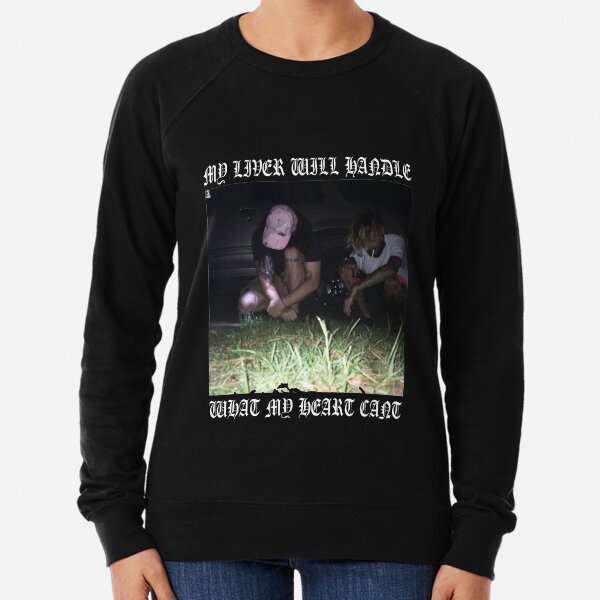 $ uicideboy $ MON FOIE TRAITERA CE QUE MON CŒUR CANT (Blanc) Sweatshirt léger