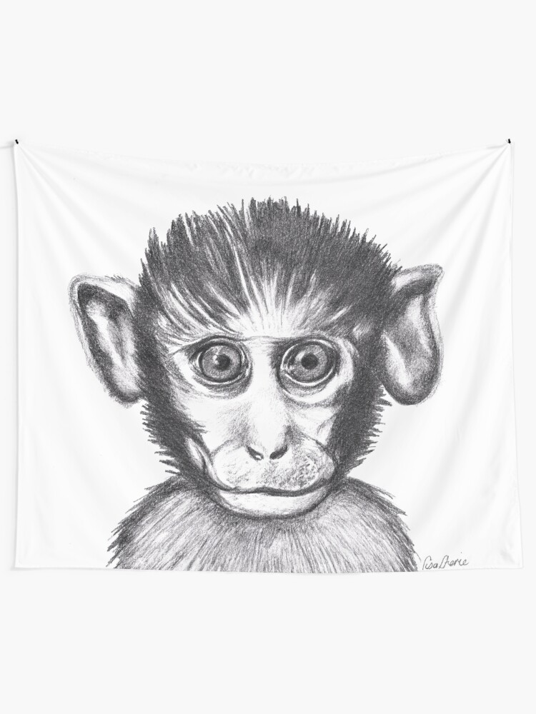 monkey tapestry