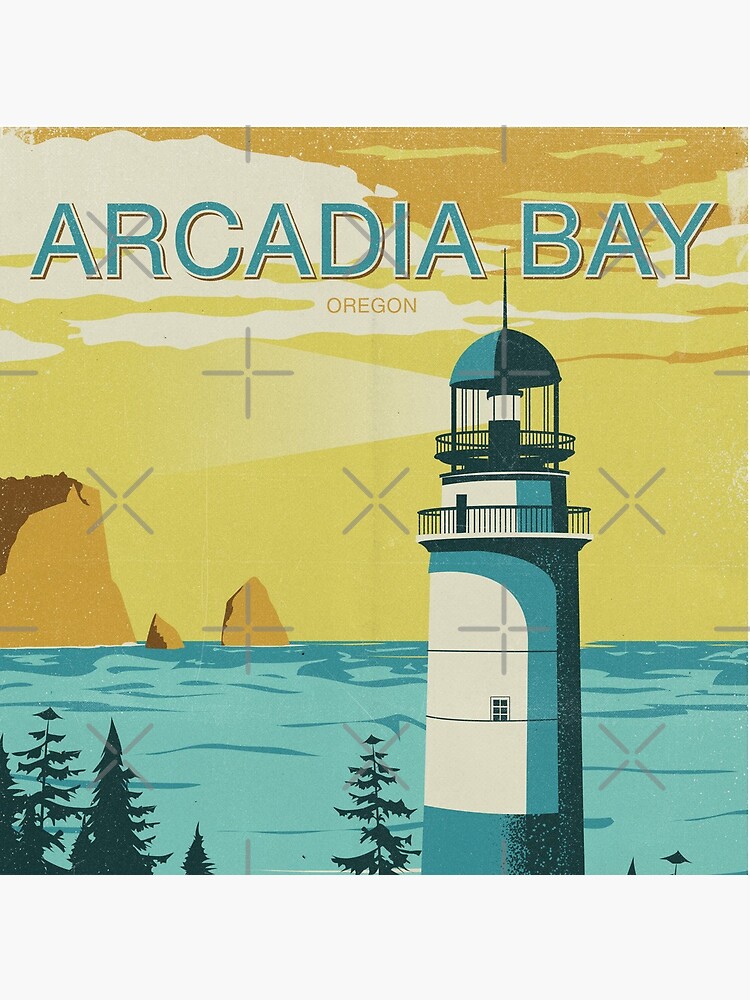 Arcadia Bay - Vintage Tourism Poster by BenClark