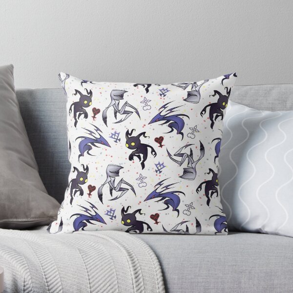 Kingdom Hearts Enemies Throw Pillow