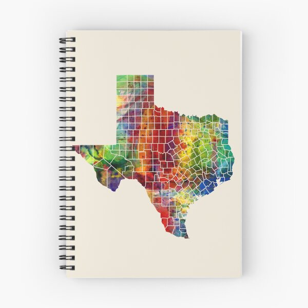 Item preview, Texas Watercolor Map designed and sold by ArtPrints.