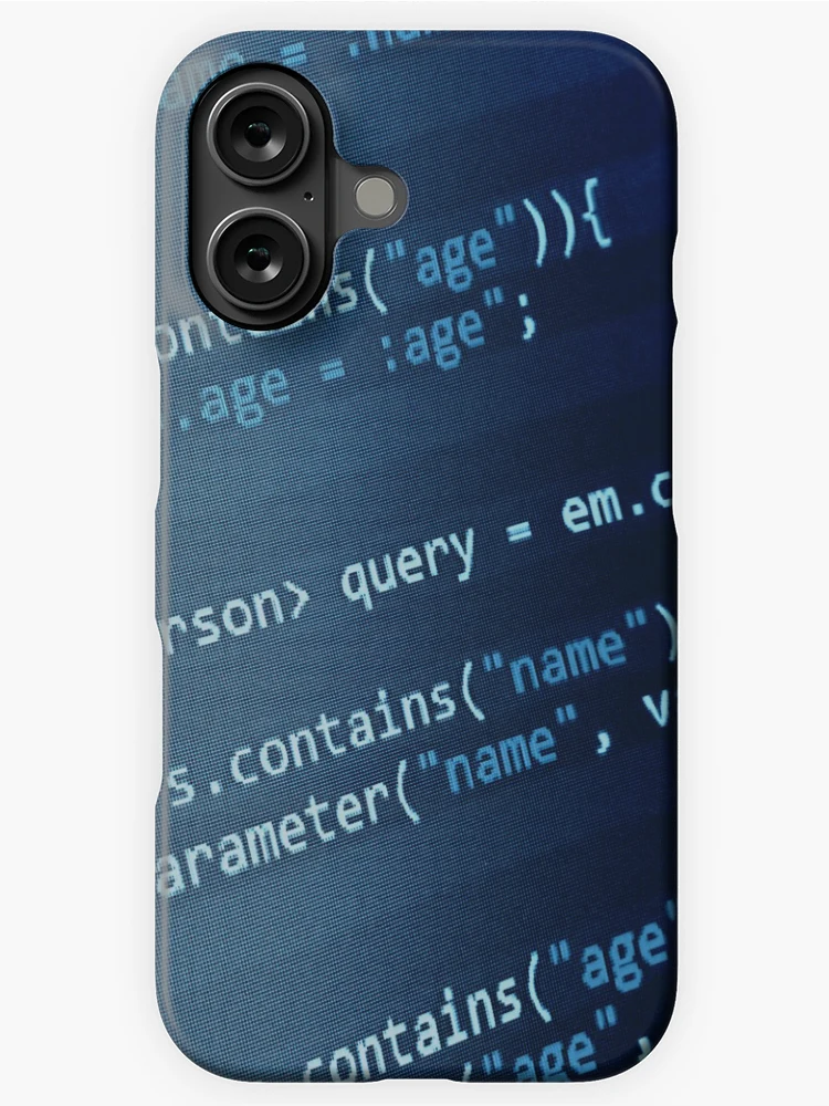 Thumbnail 1 of 4, iPhone Case, Programming Code designed and sold by 0x90.